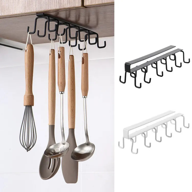 10 hooks Mug Cups Wine Glasses Storage Hooks Kitchen
