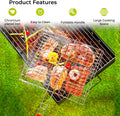 Bbq Stainless Steel Hand Grill (Small Size).