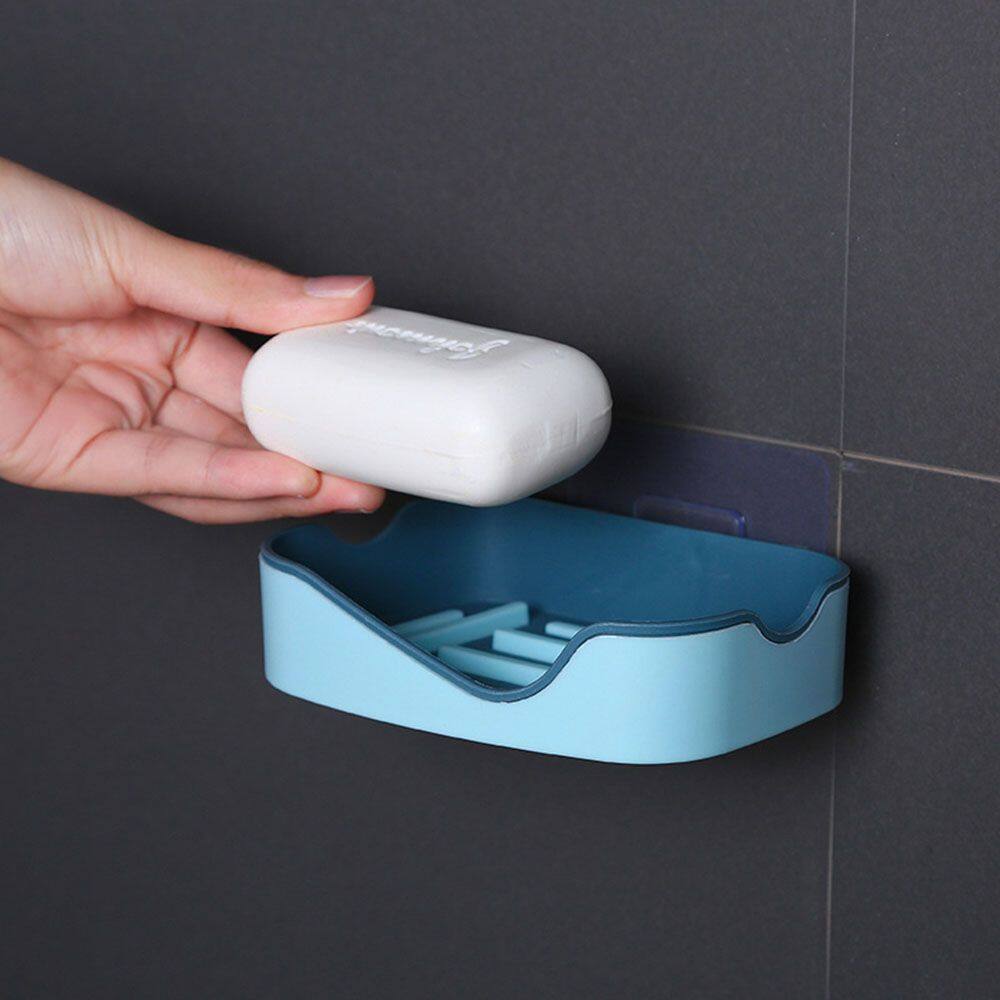 Wall Mounted Soap Dish Holder For Bathroom | Wall Mounted Soap Bar, Holder Rack For Shower Wall, Kitchen, Bathroom