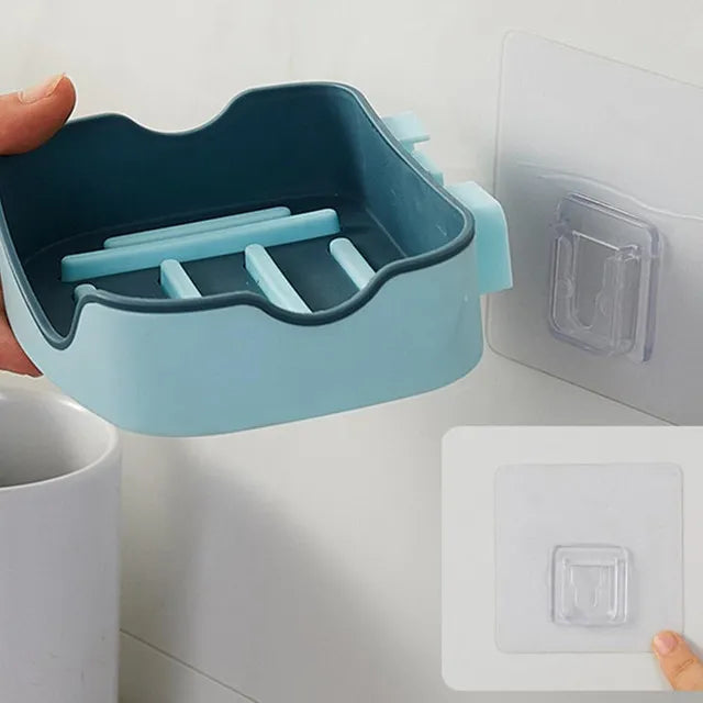 Wall Mounted Soap Dish Holder For Bathroom | Wall Mounted Soap Bar, Holder Rack For Shower Wall, Kitchen, Bathroom