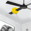 Royal's Fan Duster with Stainless Steel Handle – Extendable Microfiber Ceiling & Fan Cleaning Brush