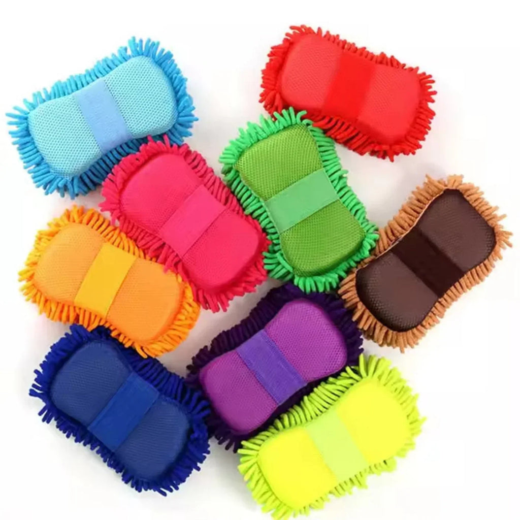 Microfiber Sponge Pad with Grip Handle