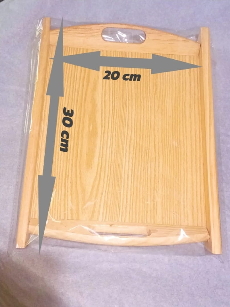 Large Wooden Serving Tray – Strong, Stylish, and Perfect for Serving Food