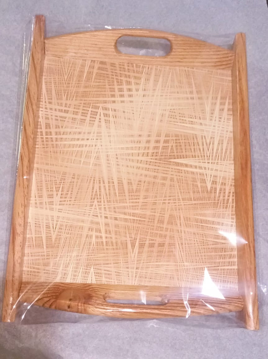 Large Wooden Serving Tray – Strong, Stylish, and Perfect for Serving Food