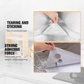 Aluminum Foil Self-Adhesive Sheet for Stove, Cabinets & Walls – Heat Resistant Wallpaper (60×200cm)