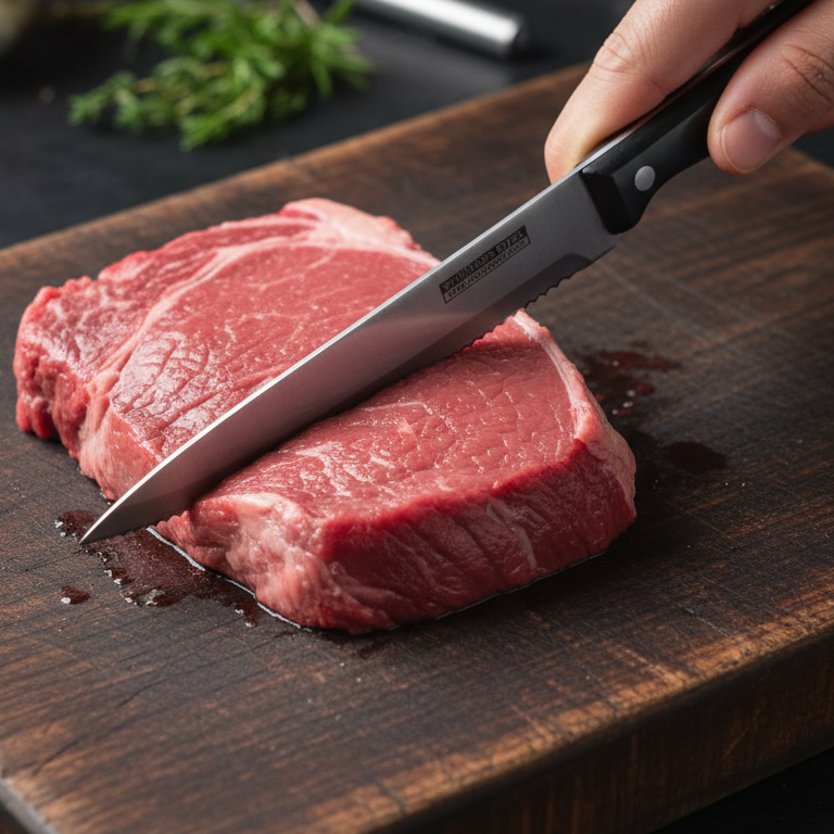 3-Piece Kitchen Knives Set – Black | Non-Stick Coating, Ergonomic Anti-Slip Handles