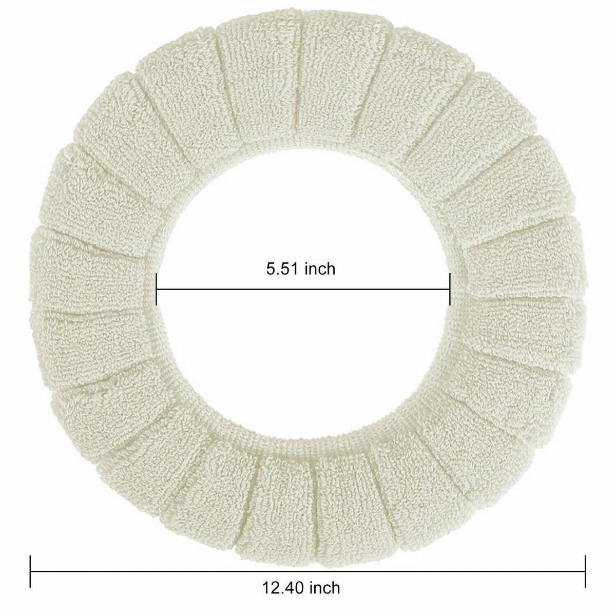 Universal Soft-Touch Cushioned Toilet Seat Cover – Machine Washable Plush Comfort