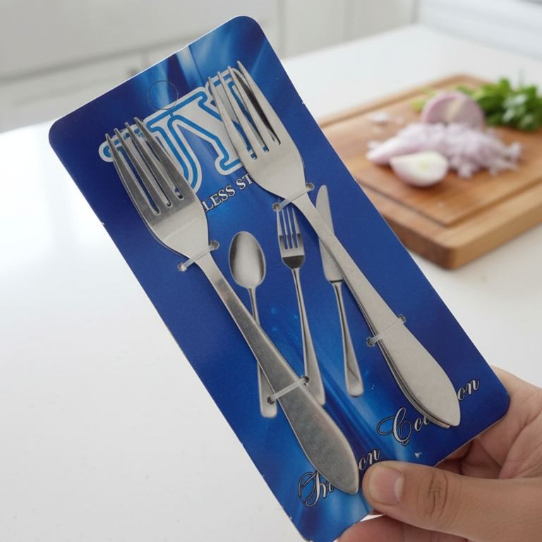 6 Pcs Stainless Steel Table Fork Set | Premium Quality
