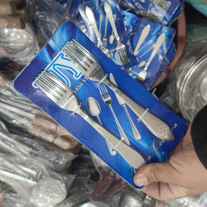 6 Pcs Stainless Steel Table Fork Set | Premium Quality