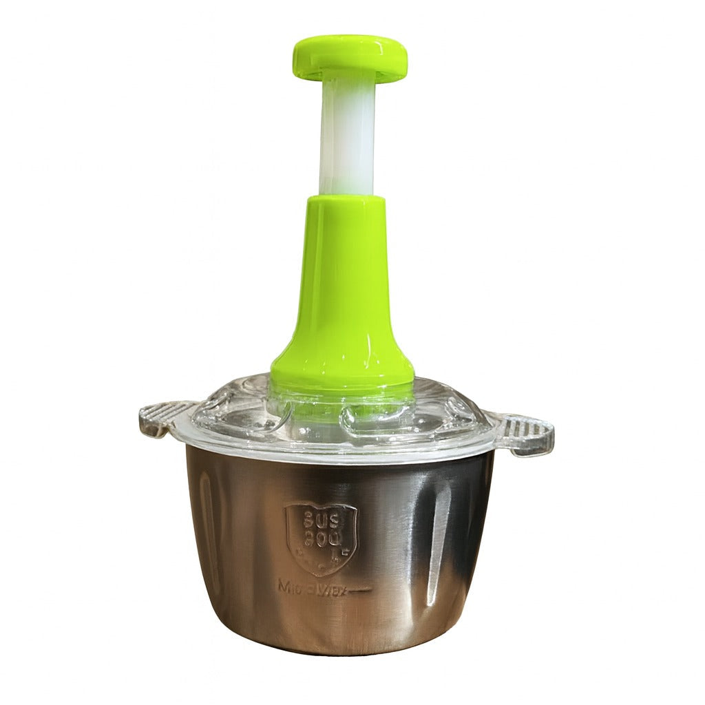 Assorted Stainless Steel Manual Food Chopper 2L – Multi Purpose