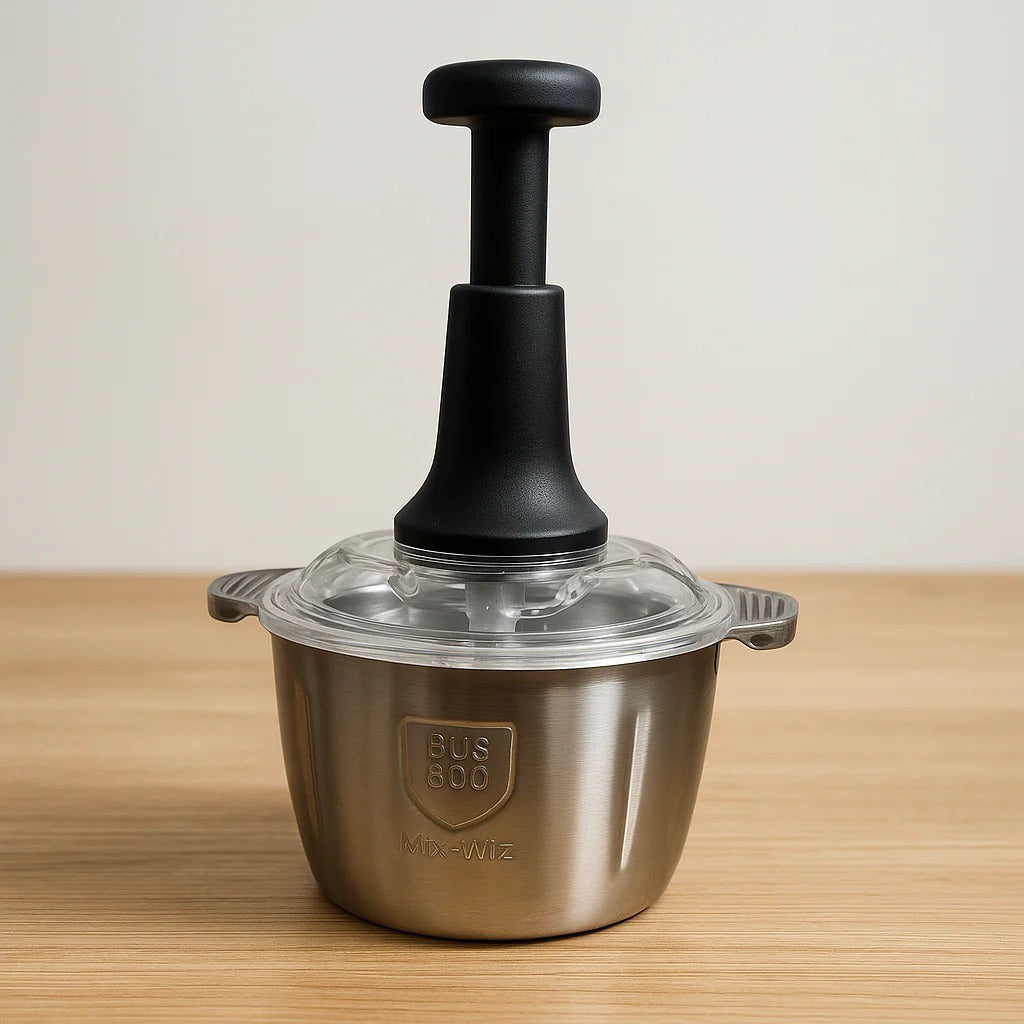 Assorted Stainless Steel Manual Food Chopper 2L – Multi Purpose