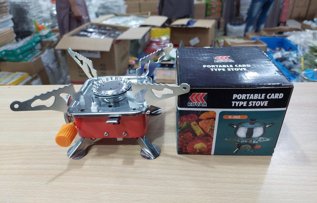 Mini Portable Square Stove for Backpacking Hiking Windproof Burner
