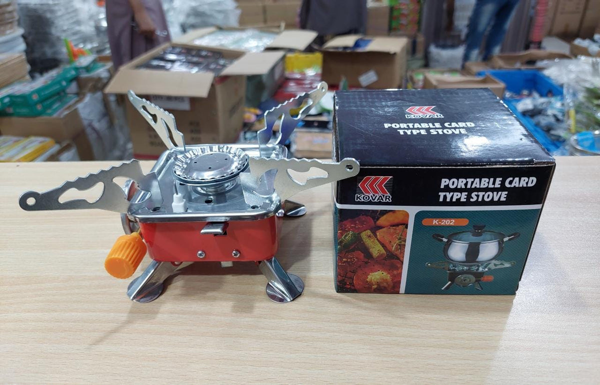 Mini Portable Square Stove for Backpacking Hiking Windproof Burner