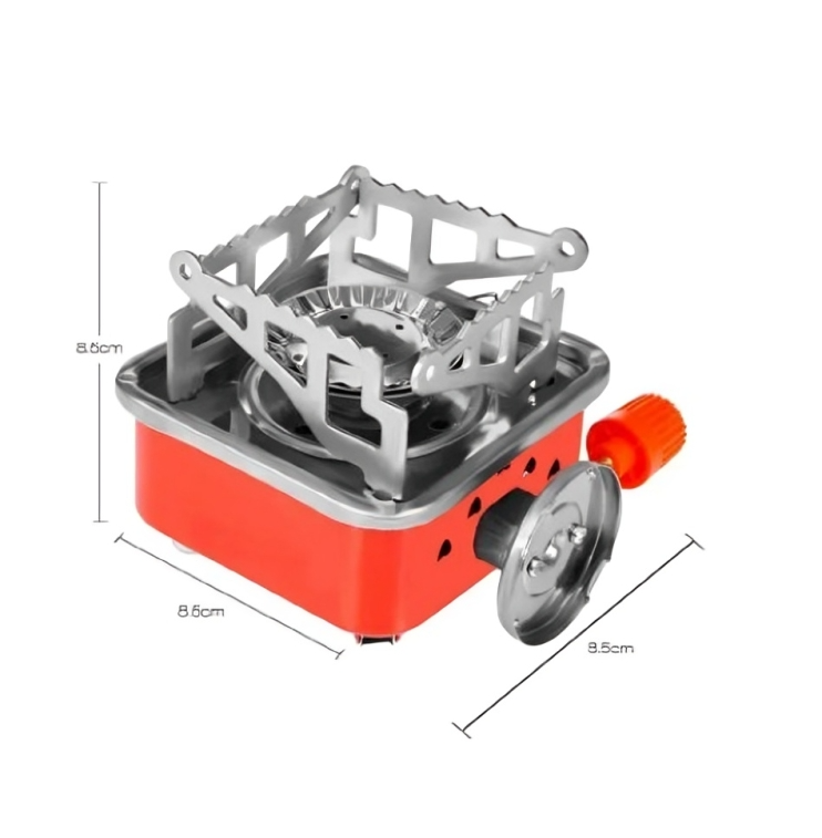 Mini Portable Square Stove for Backpacking Hiking Windproof Burner