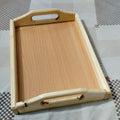 Wooden Serving Tray – Natural Wood Multipurpose Serving Tray – Premium Quality ~ Size : 10.5 × 7