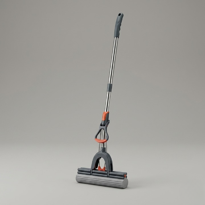 Self-Squeeze Sponge Mop – Hands-Free Floor Cleaning with Highly Absorbent Sponge