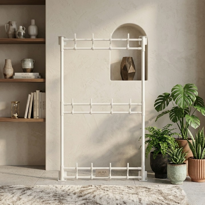 Wall-Mounted Corner Storage Rack | Multifunctional Bathroom Organizer | Strong Carbon Steel