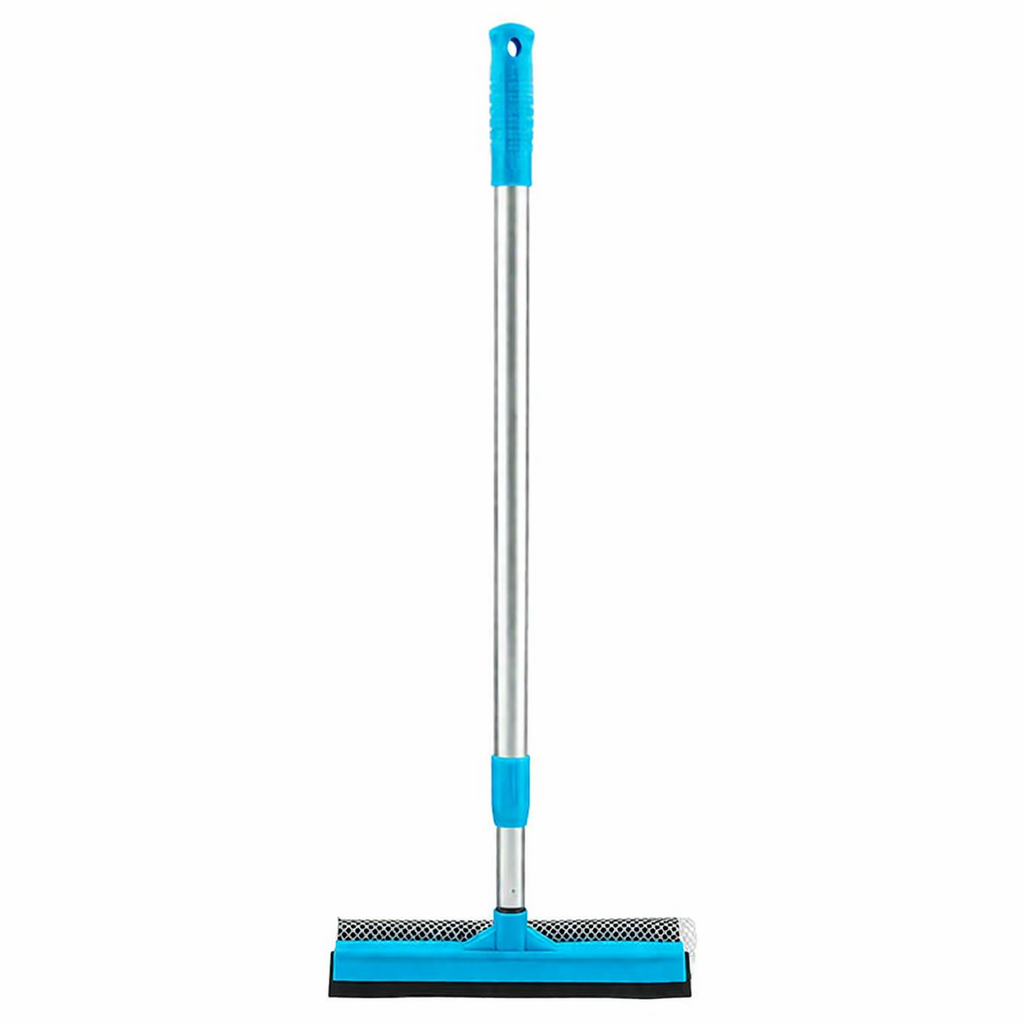 Royal 2-in-1 Window Squeegee with Aluminium Rod Handle – Glass Cleaning Wiper