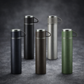 Gradient Insulated Sports Water Bottle – Leak-Proof Flask with Motivational Time Markings - 500ml