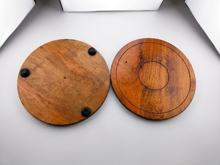 Brown Wooden Patra Board – 12.5 Inch Roti, Chapati & Paratha Making Base