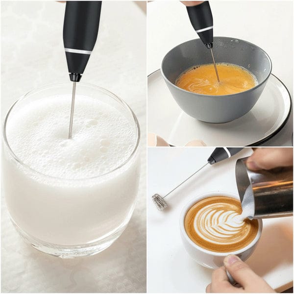2 In 1 Electric Coffee Beater - Milk Frother And Egg Whisk - USB Electric Rechargeable